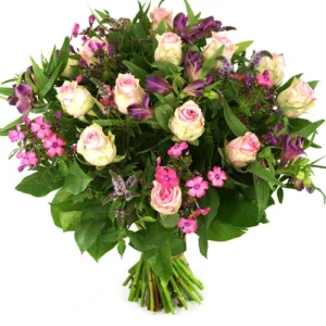 Bloemen Bestellen En Laten Bezorgen, Goedkoop & Snel! 2 Roze rozen en bloemen