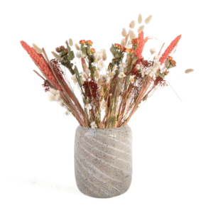 Droogbloemen - Boeket'Trendy Lady in Red'
