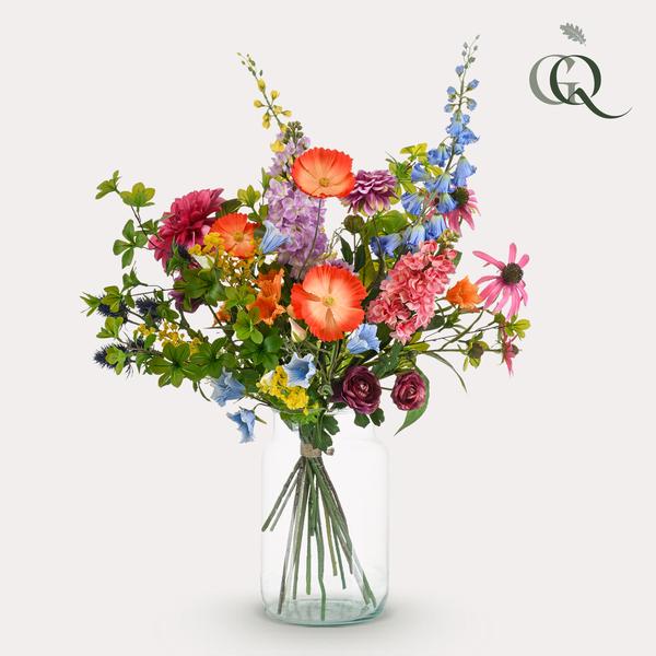 Kunstbloemen - Boeket XL - Electric Love - 90cm 1 Kunstbloemen - Boeket XL - Electric Love - 90cm