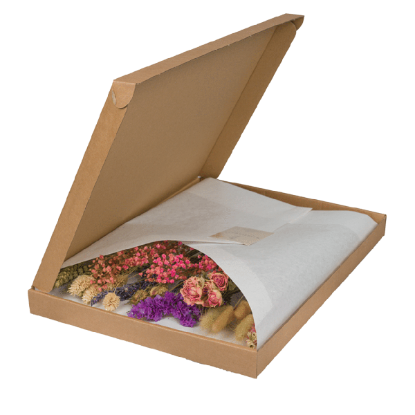 Droogbloemen in Letterbox Pink - ↕30cm - Pink 1 Droogbloemen in Letterbox Pink - ↕30cm - Pink